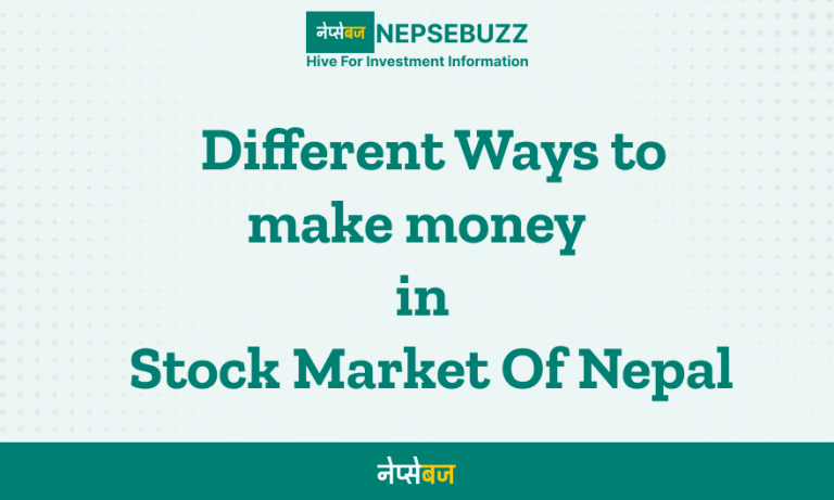 different ways to make money in stock market of nepal