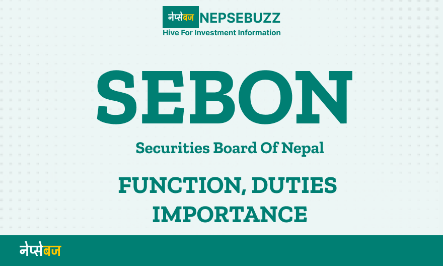 what is sebon and its importance in Nepal stock market